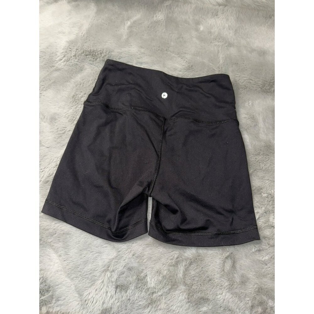 90 Degree By Reflex Women's Small Black Stretch Mid-Rise Biker Shorts - Picture 2 of 7